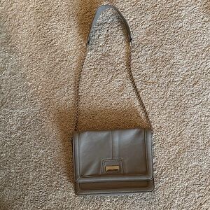 BCBG Chic Taupe Shoulder Bag